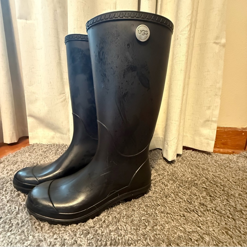 UGG Black Slip-On Shoes